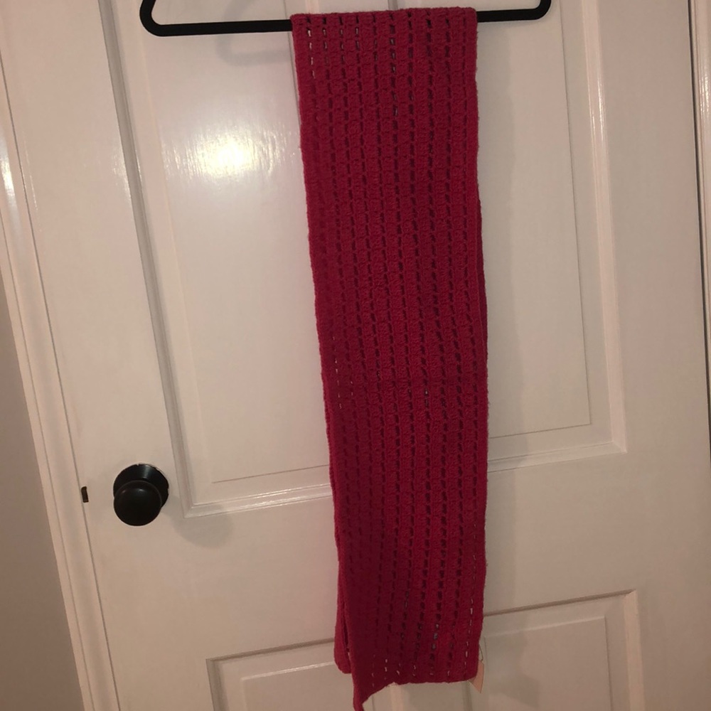 Pink Kate Spade Cashmere Wool Scarf